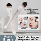 Silicone End Dual Action Brush for Face and Foundation Blend