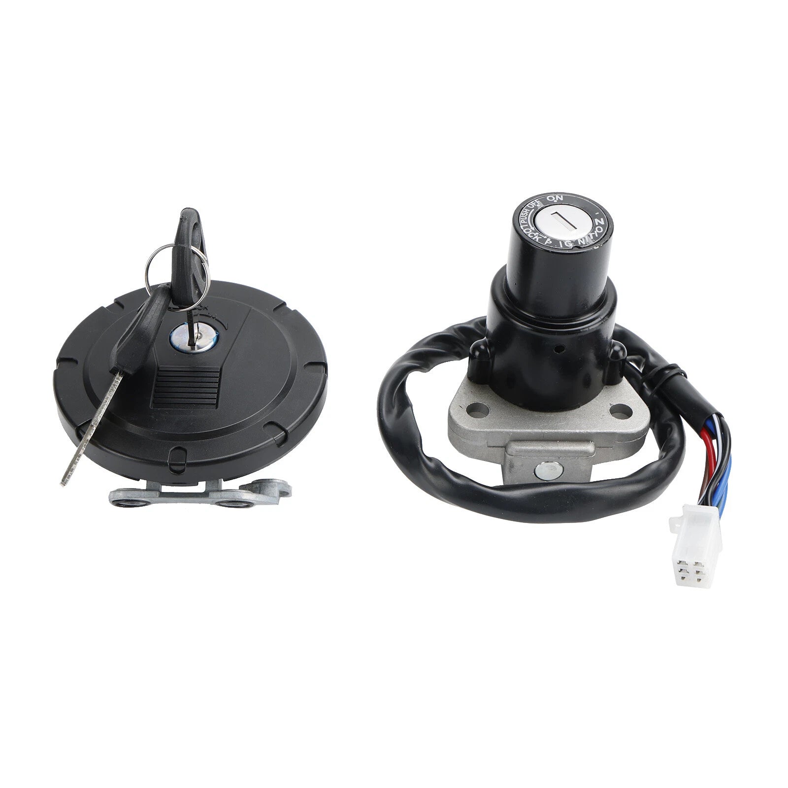 Ignition Switch & Fuel Gas Cap for Kawasaki KL250 KLR250 (1986–2005) KL600 KLR650 (1987–2007)