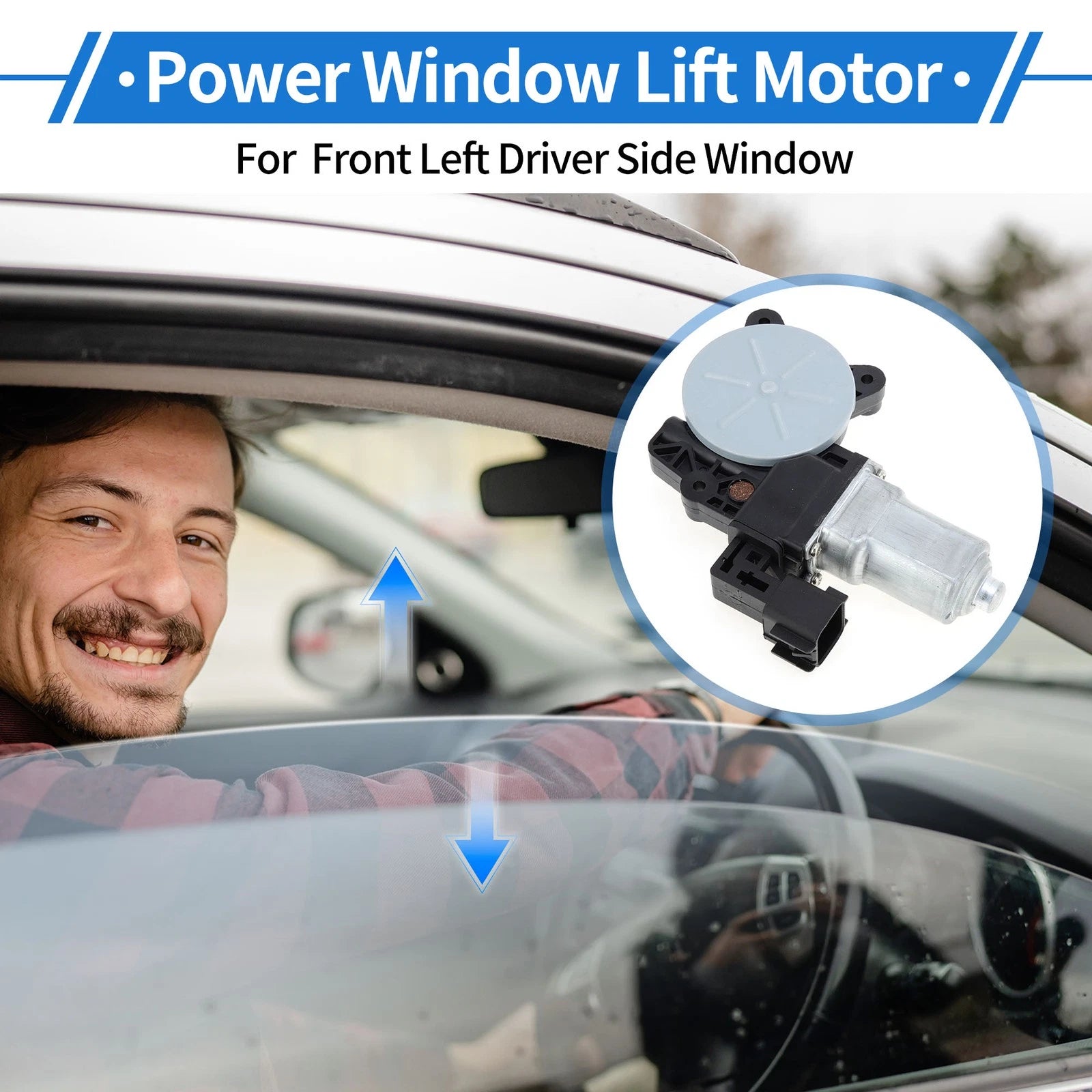Power Window Regulator Lift Motor for Ford Focus (2012–2018) No.WLM269/6CPZ5423395D