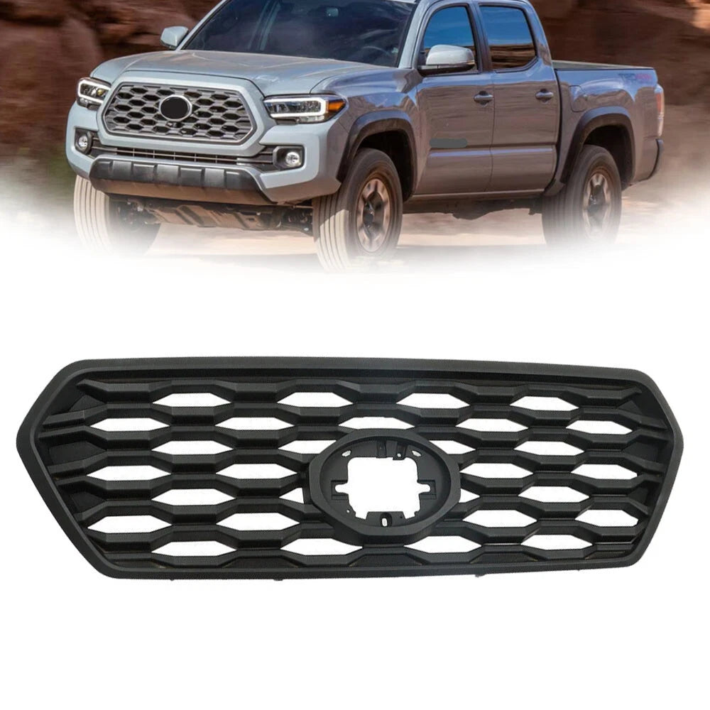 Matte Black Mesh Front Grille for Toyota Tacoma (2016–2023)