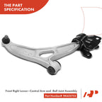 Front Right Lower Control Arm with Ball Joint for Ford Focus (2012-2018)