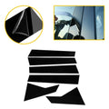 Glossy Black Piano Window Pillar Posts Trim for Chevrolet Impala (2014–2020)