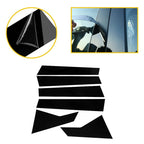 Glossy Black Piano Window Pillar Posts Trim for Chevrolet Impala (2014–2020)