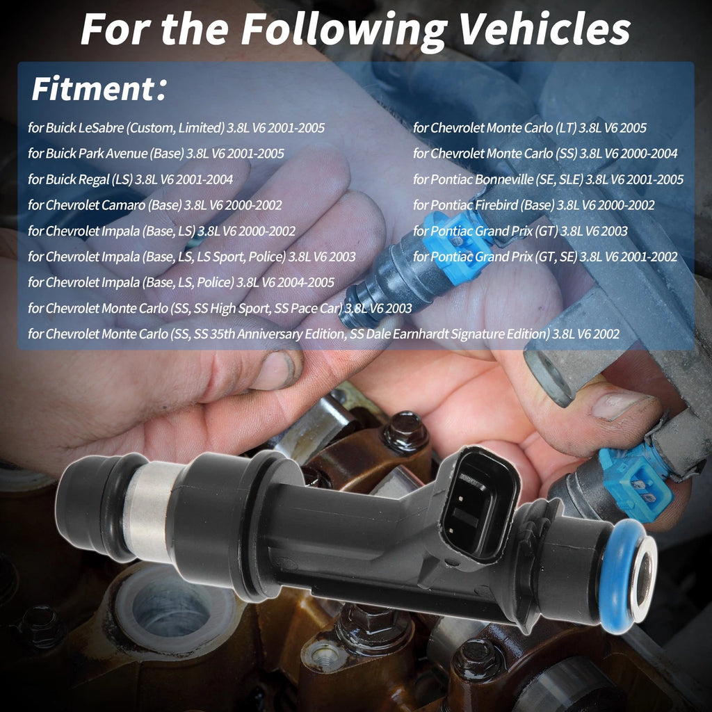 Fuel Injector for Buick LeSabre 3.8L V6 (2001–2005) No.25323972/25323971
