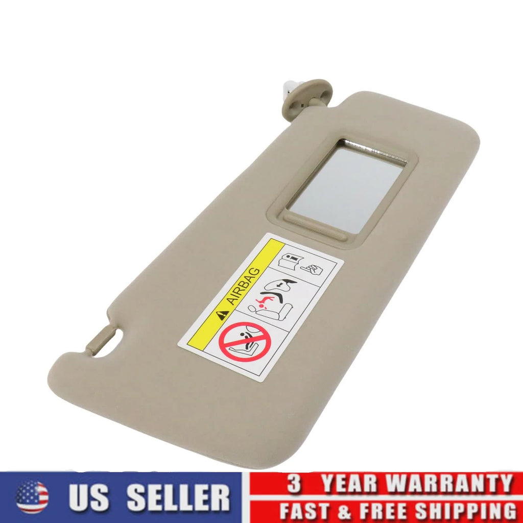1PC Beige Sun Visor w/ Mirror for Toyota Lexus GX460 (2010–2023)