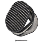 12" Oval Polished Aluminum Air Cleaner for Chevy Ford Mopar (Fits )