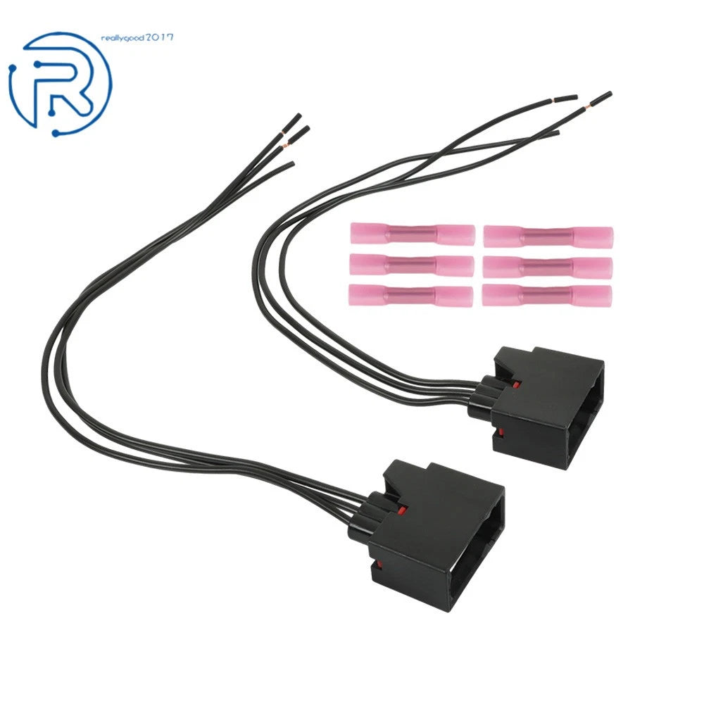 Pair Front Turn Signal Light Connector for Jeep Wrangler JK (2007–2018)