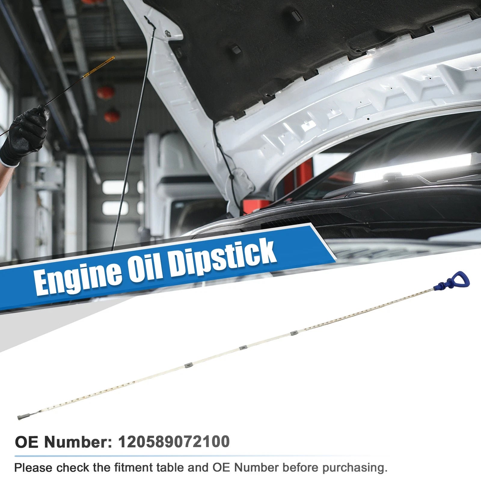 Engine Oil Level Indicator Dipstick for Mercedes-Benz CLS55 (2006–2006) No.120589072100
