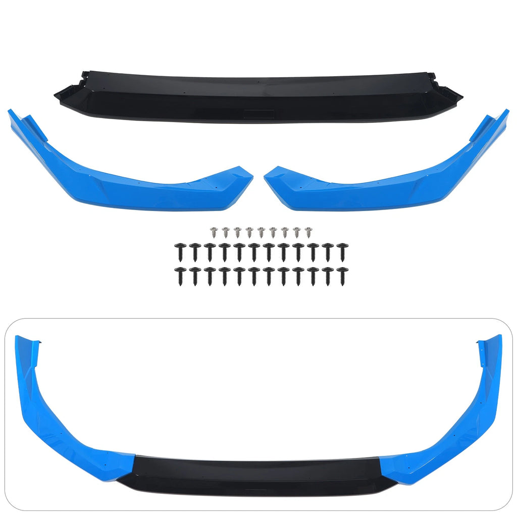 Front Bumper Lip Splitter for Honda Civic (2025) - Blue Black 2 Tone