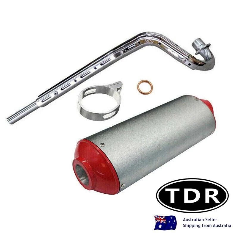 28mm Red Muffler Pipe Exhaust for Honda XR50 CRF50 (110/125 CC)