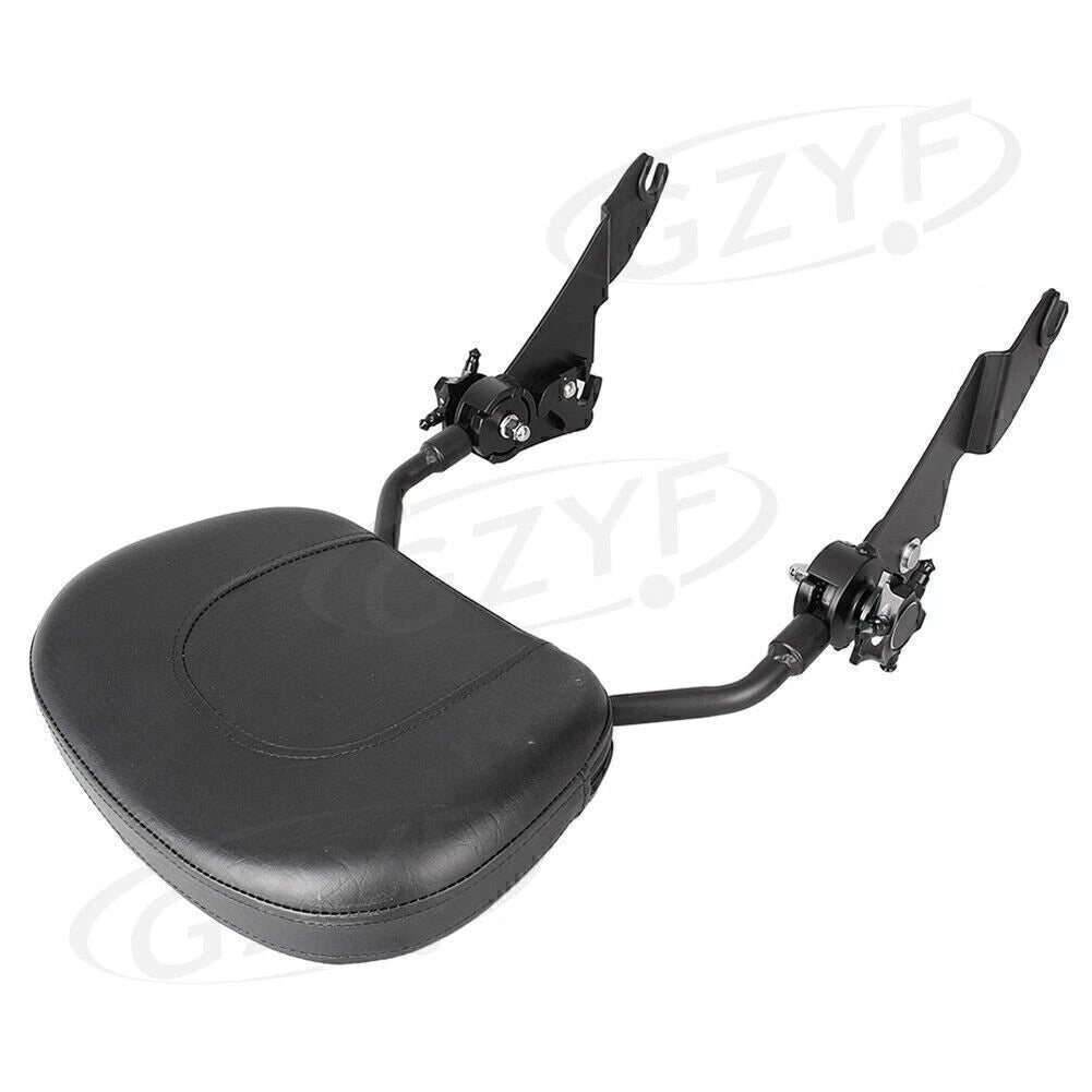 Detachable Backrest Sissy Bar Cushion for Harley Touring Road King Electra Glide