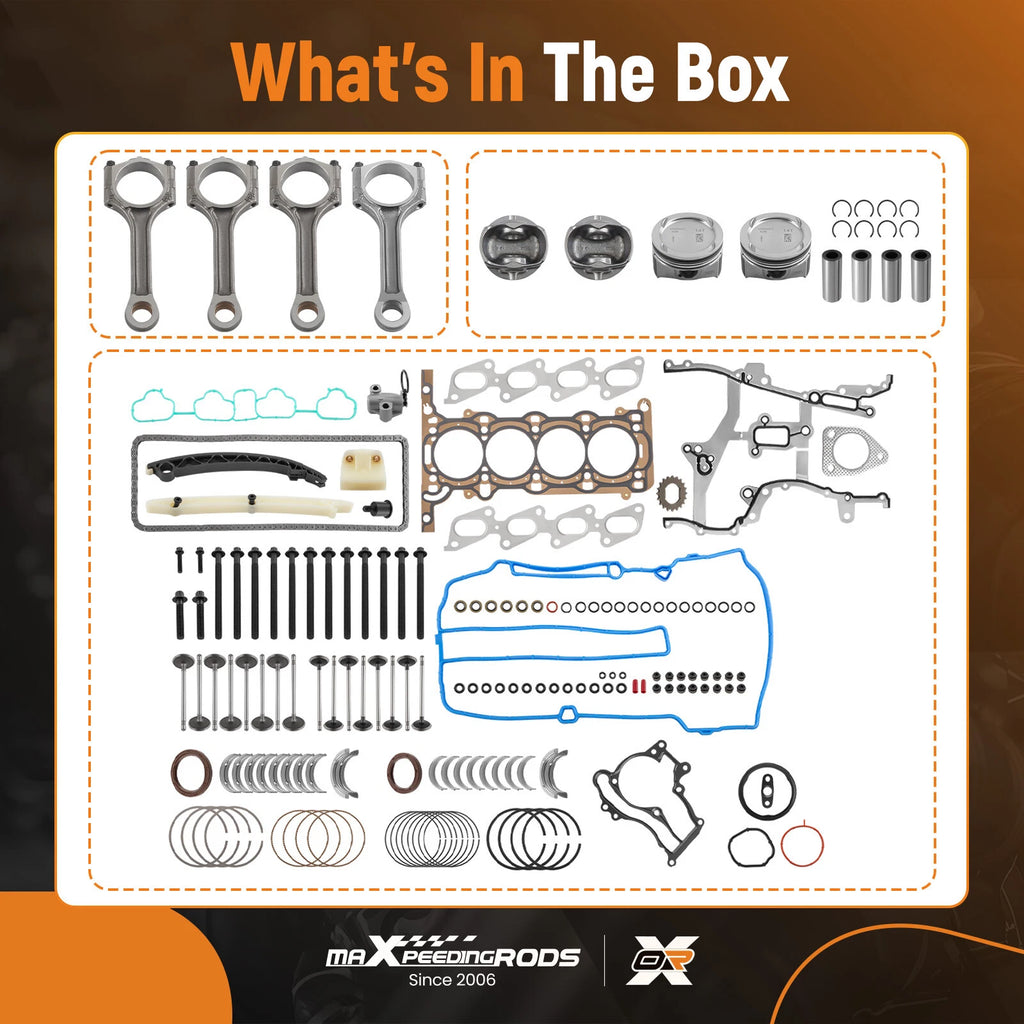 Engine Rebuild Kit & Connecting Rods for Buick Chevy 1.4L Turbo