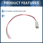 Set of 1 Headlight Wiring Harness Assembly for Chevy Cruze (2011–2019) WPT1204