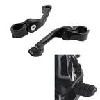 1 1/4" Long Angled Highway Engine Guard Bar Footpeg Mount for Harley Touring (US)