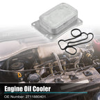 Engine Oil Cooler Housing with Gasket for Mercedes-Benz (2711880401)
