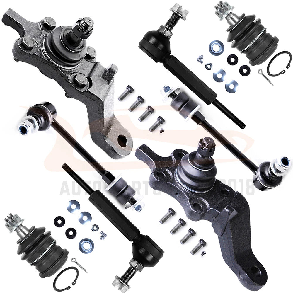 8Pcs Front Ball Joints & Sway Bar Links for Toyota 4Runner (1996–2002)