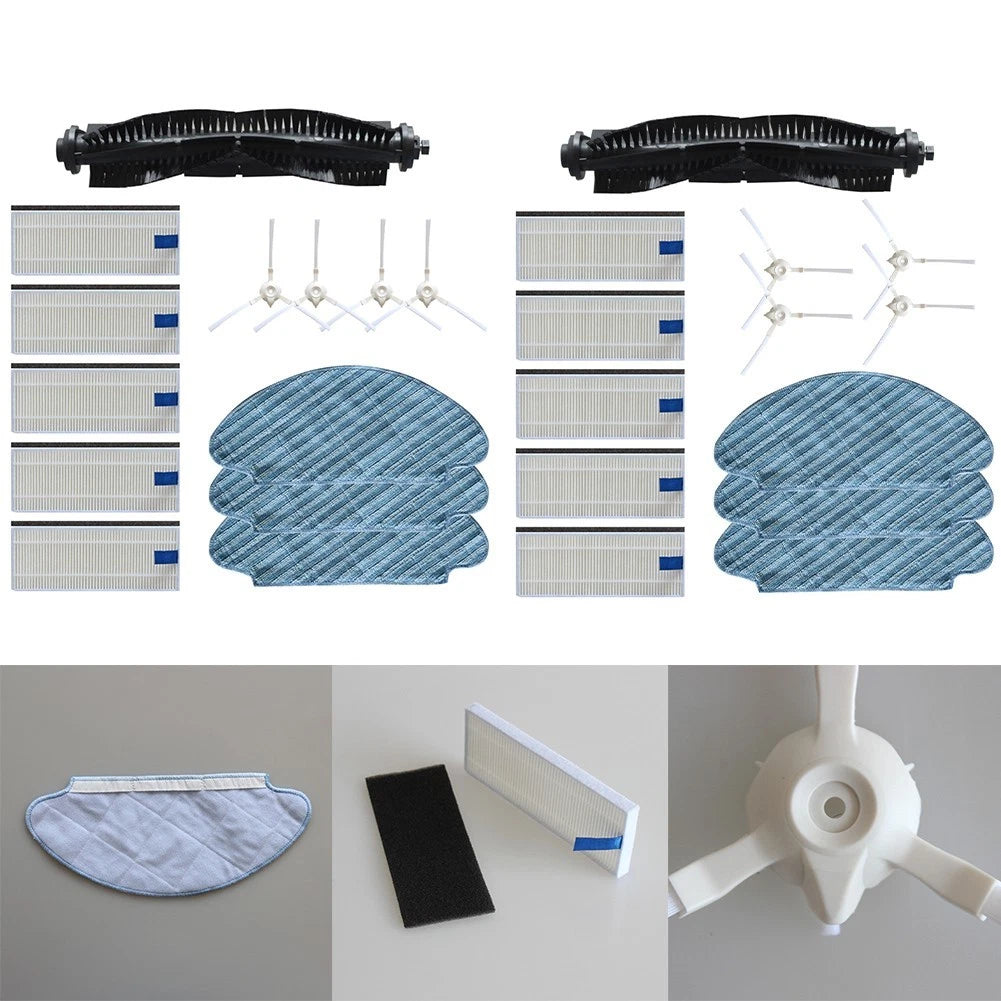 Mop Cloth Brush Kit for Tefal Explorer Serie 20 40 RG6825 (2018–2020)