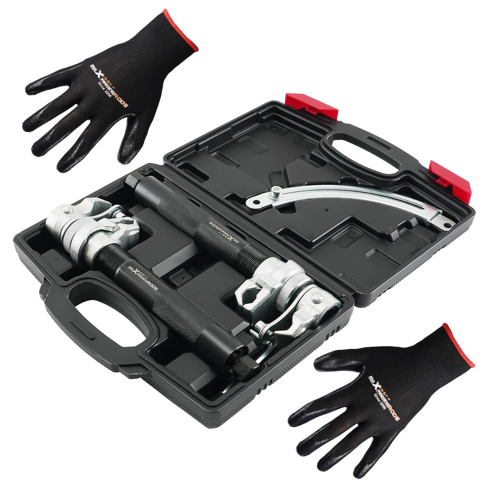 Adjustable Spring Compressor for Universal Use (2646lbs Capacity, 8.6-12.2in)