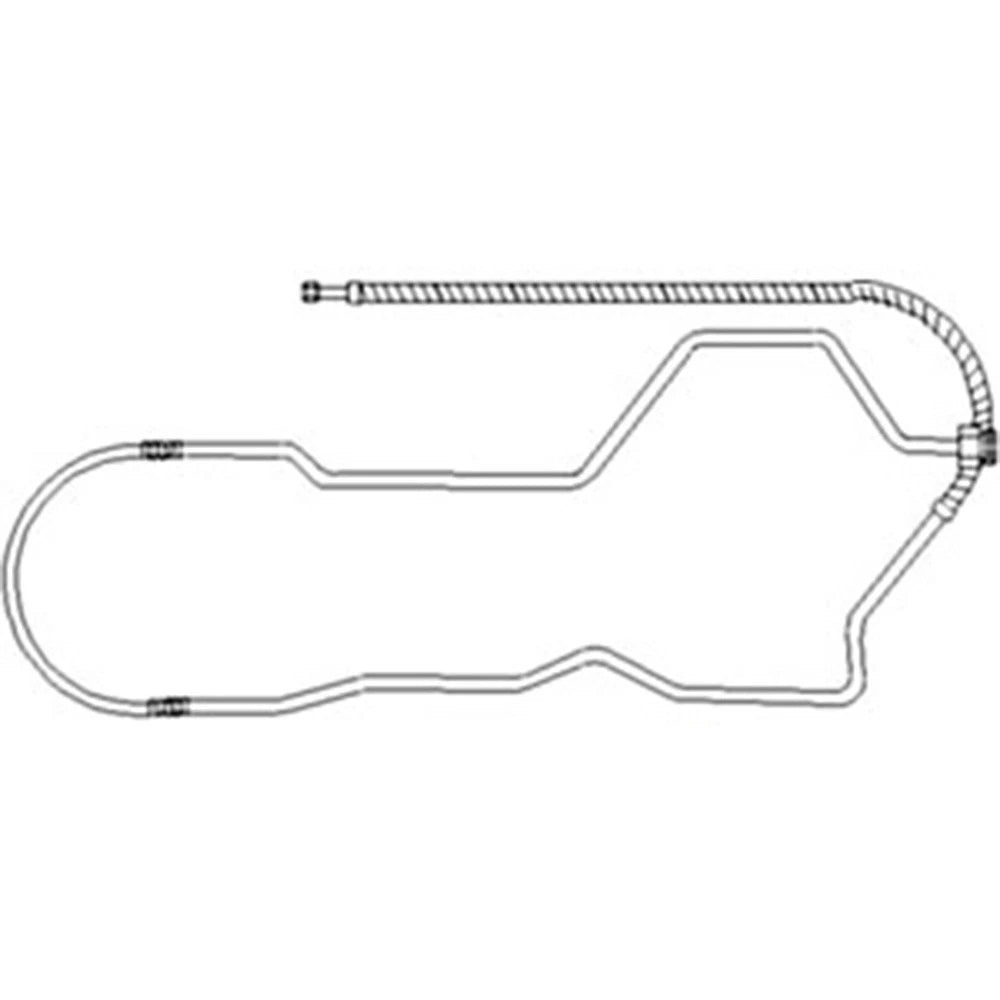 A/C Condenser to Quick Coupler Hose Line for John Deere (Fits 88RE55555)