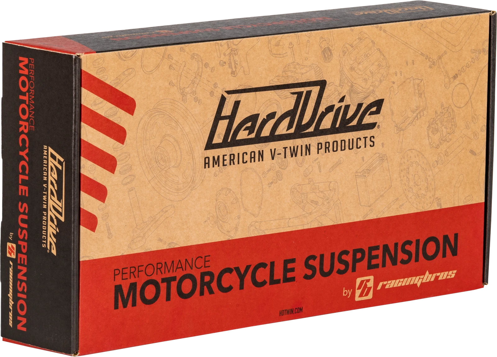 HardDrive Scepter Fork Kit 49mm for Harley Davidson FXD FXDB (2006–2010)
