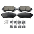 Set of 4 Akebono ProACT Rear Ceramic Brake Pads for GS350 GS450h IS300 Prius V Sienna (2010–2020)