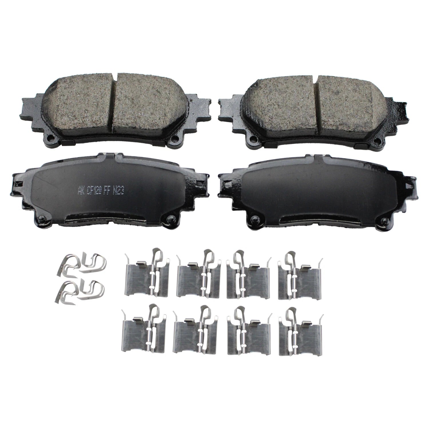 Set of 4 Akebono ProACT Rear Ceramic Brake Pads for GS350 GS450h IS300 Prius V Sienna (2010–2020)