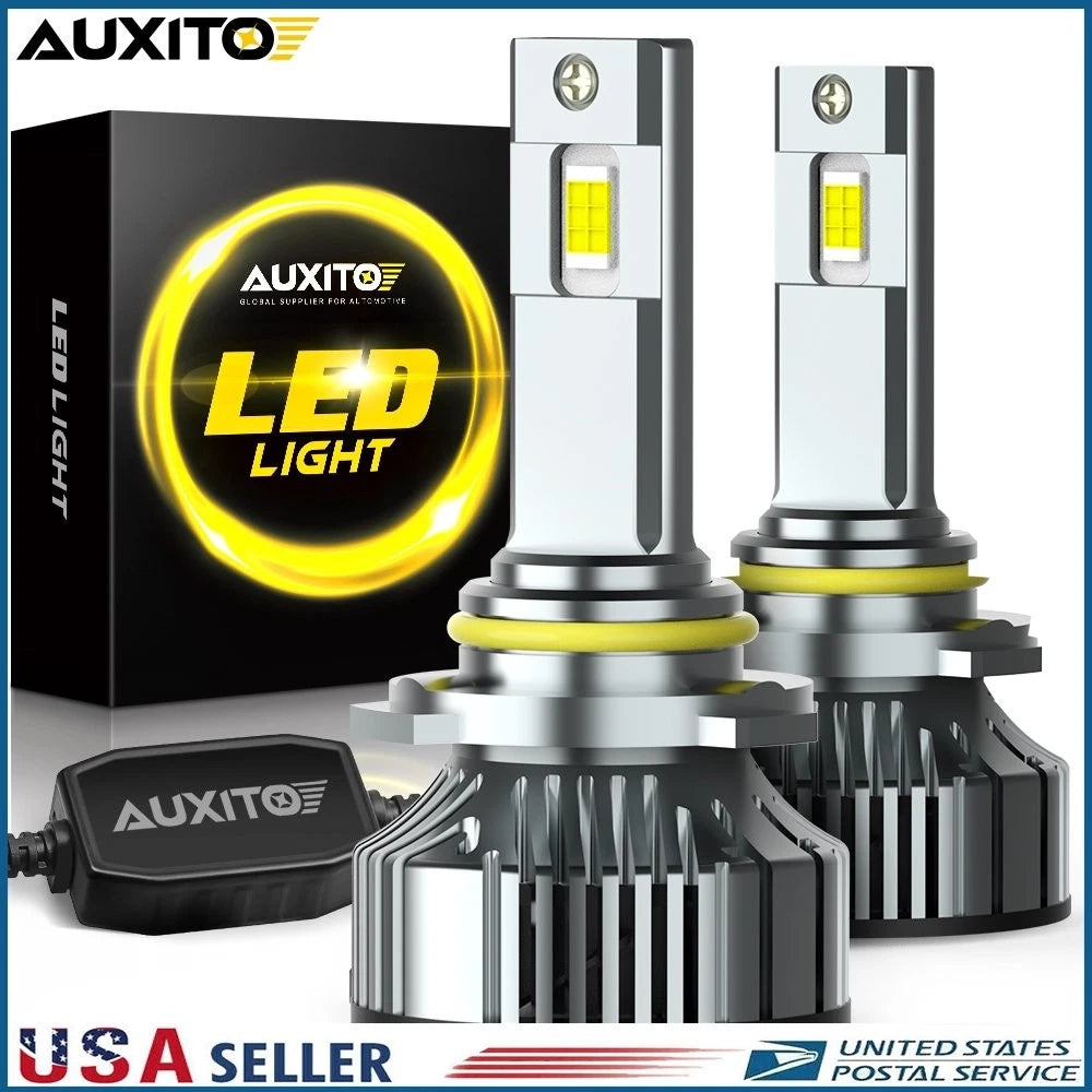 9005 HB3 LED Headlight Bulb Kit for High/Low Beam (6500K, 80000LM)