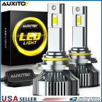 9005 HB3 LED Headlight Bulb Kit for High/Low Beam (6500K, 80000LM)