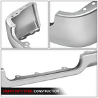 Polished Rear Bumper Face Bar for Ram 1500 (2019–2024) Chrome