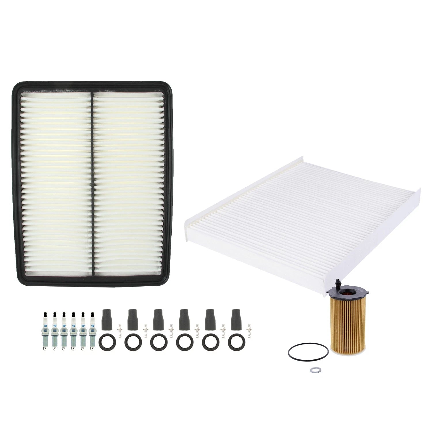 Denso Tune Up Kit & NGK 6 Spark Plugs for Kia Sorento 2014