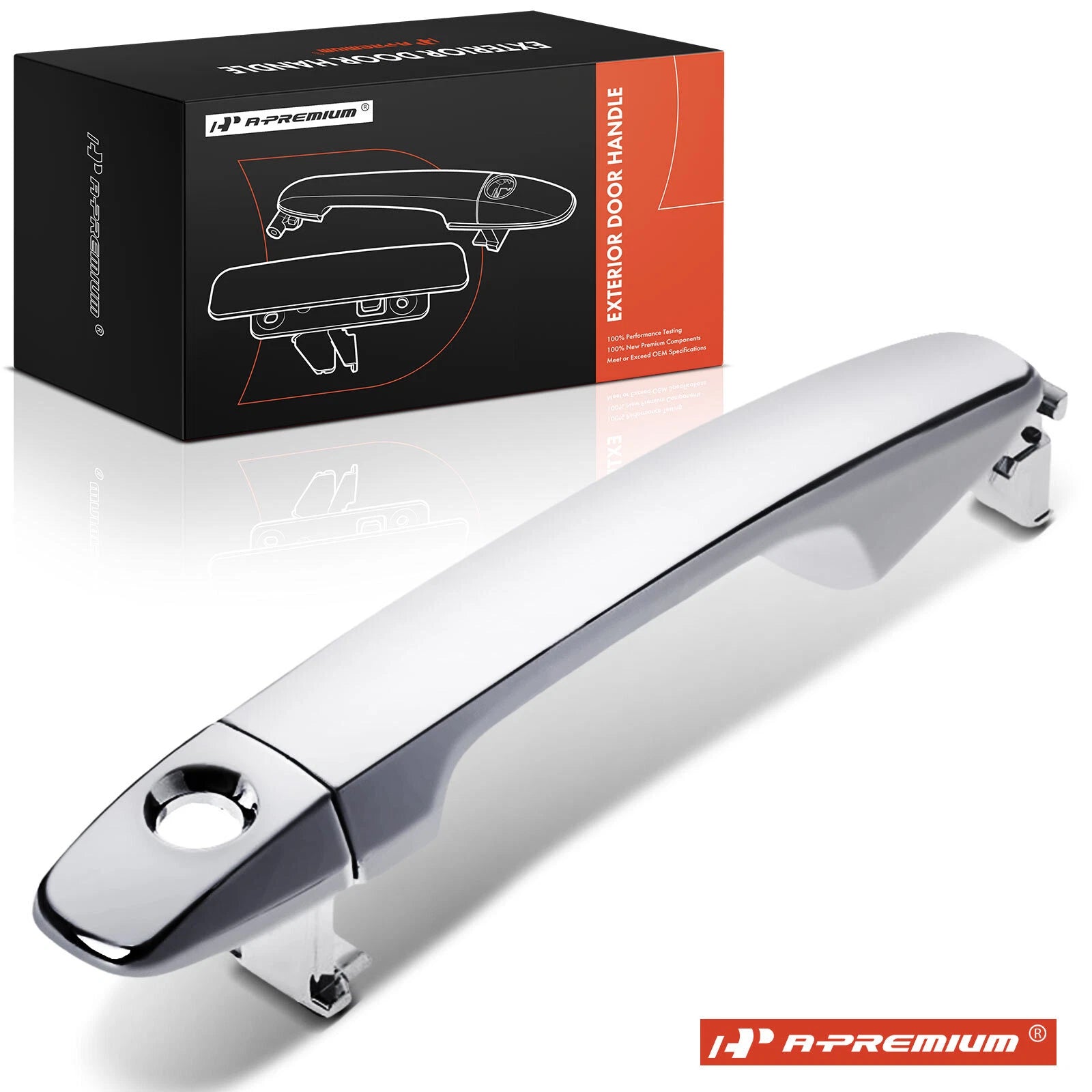 Front Left Chrome Exterior Door Handle for Subaru Legacy (2015-2019)