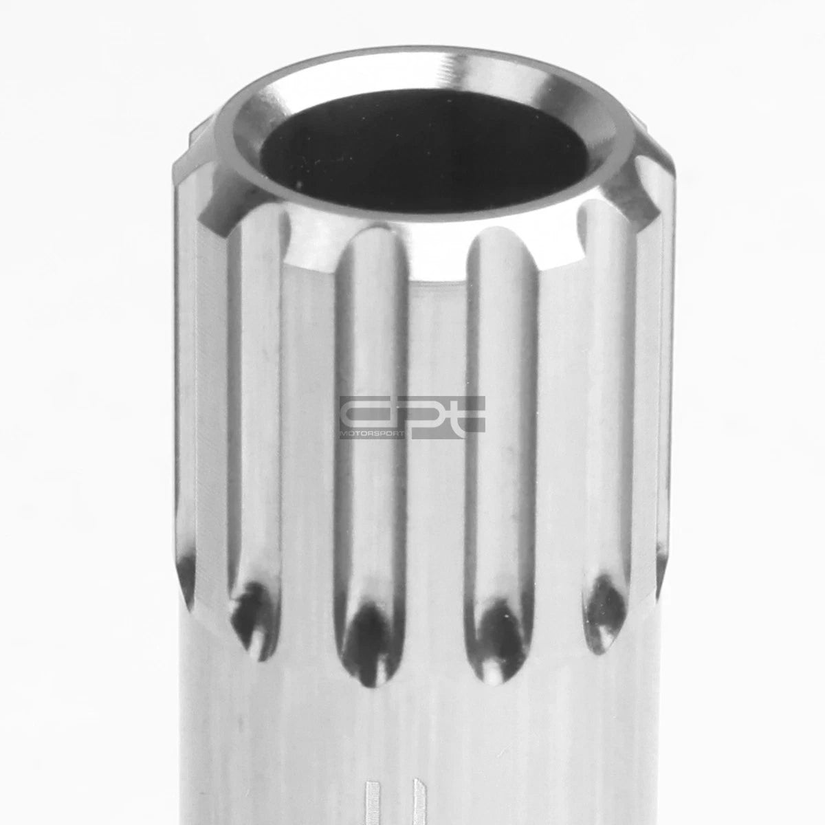 Open-End Aluminum Silver Lug Nuts Set of 4 + Adapter M12x1.5 20mm OD/60mm Tall