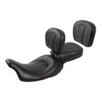 Driver Passenger Seat & Backrest Pad for Harley Electra Road Glide (2009–2023)