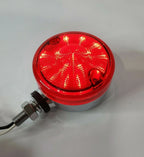 LED Pedestal Rod Marker Lamp Dual Function Red Lens for Trailer Truck (2005–2025)