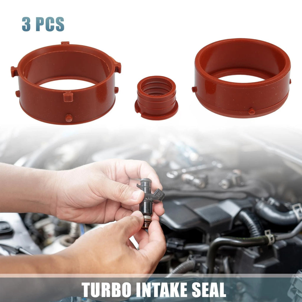 3pcs Turbo Intake Seal Rubber A6420940080 for Mercedes-Benz R320 (2007–2008)