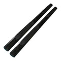 Black 4in Oval Straight w/Step Pads Step Nerf Bar for 17-19 Honda Ridgeline Crew