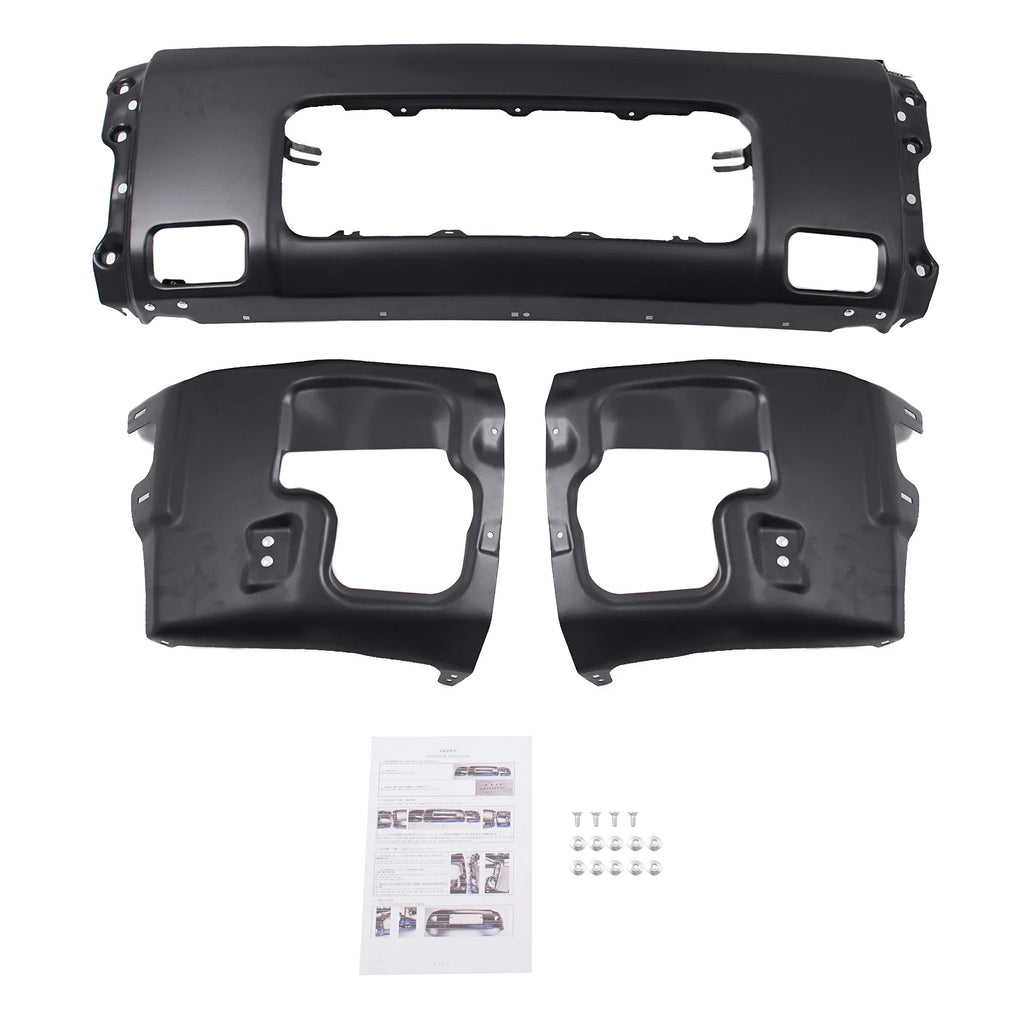 Front Bumper Face Bar for Nissan Titan (2004–2015) 62022ZR00A Black Steel