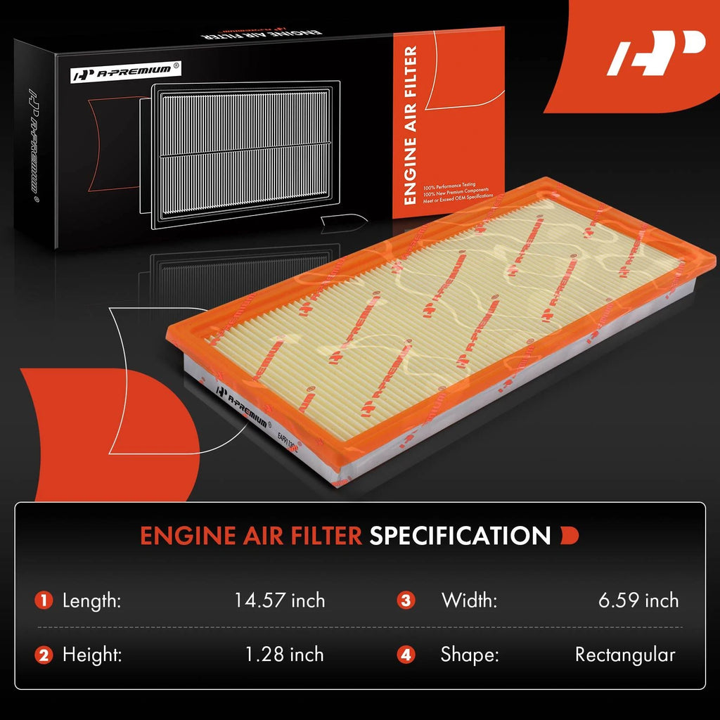 2X Engine Air Filter for Subaru Outback Forester (2000-2004)
