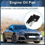 Engine Oil Pan for Audi A7 Sportback (2012–2023) No.06L103598R Aluminum Silver