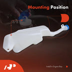 Windshield Washer Reservoir with Cap for Honda Odyssey (2005–2010)