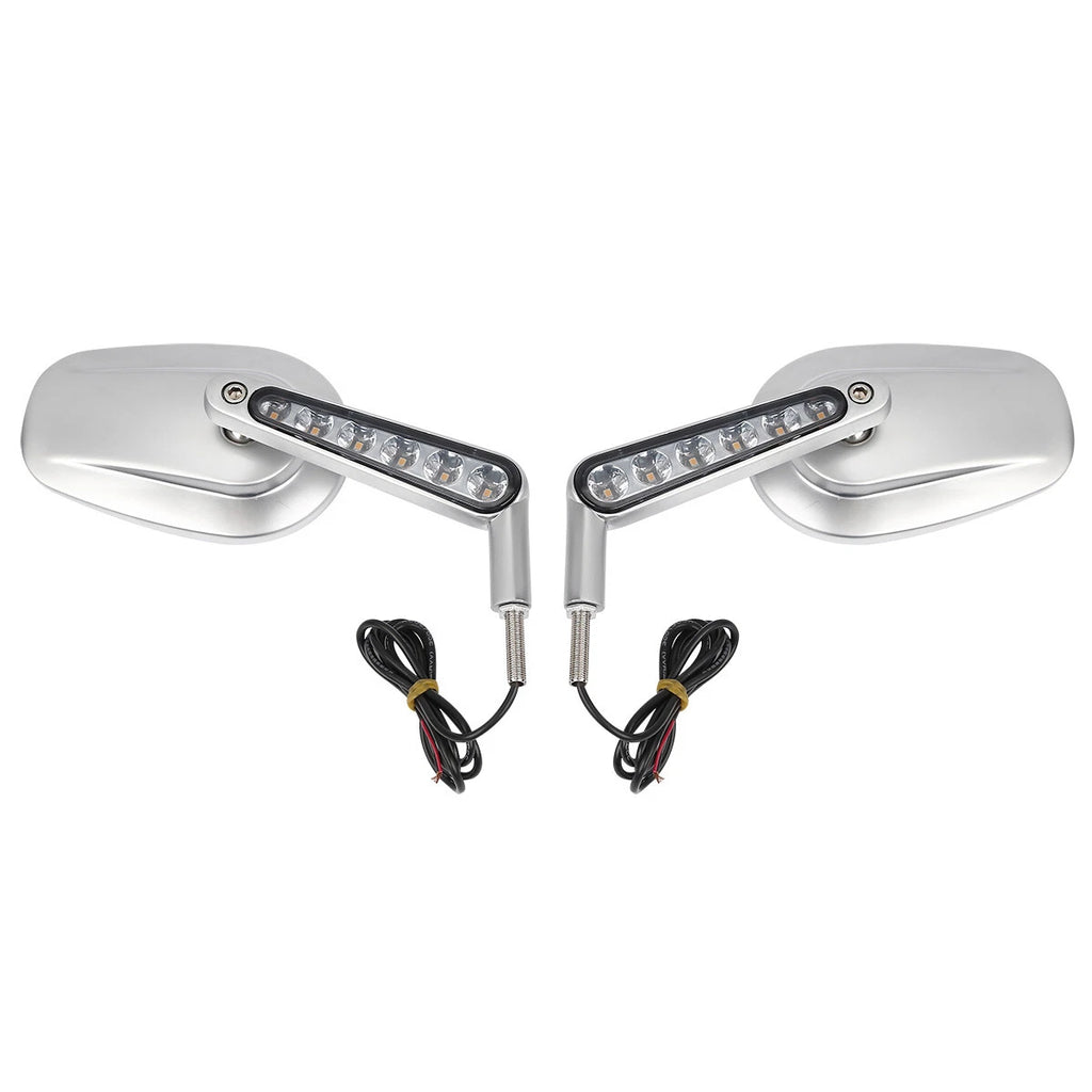 Rear View Mirrors with LED Turn Signals for Harley V-Rod Muscle (2009–2017)