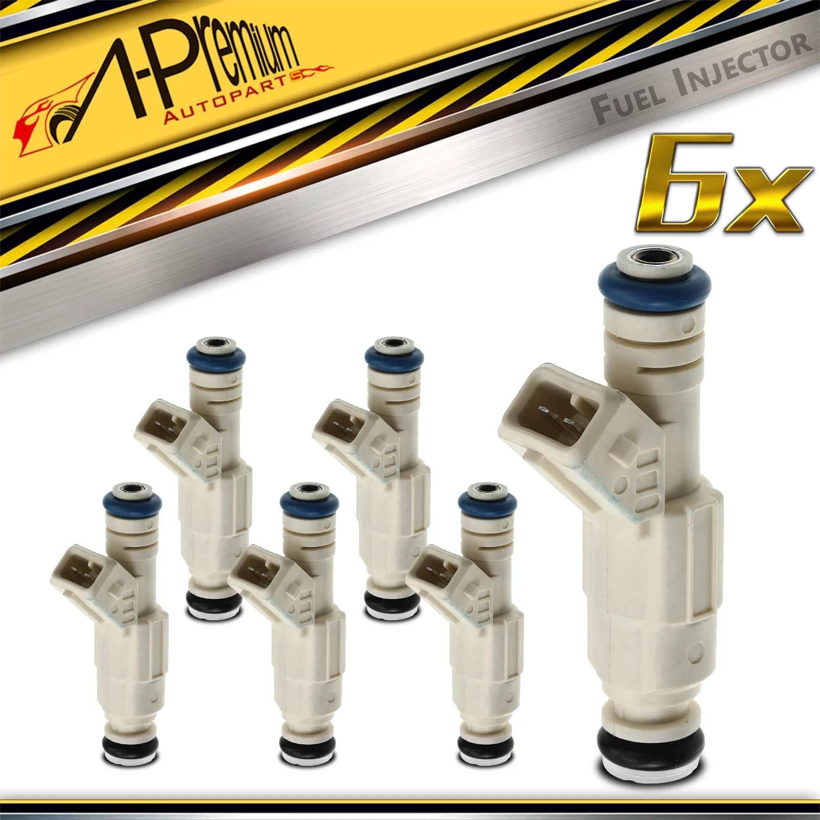 6x Fuel Injector for Ford Contour Mercury Mystique (1998–2000)