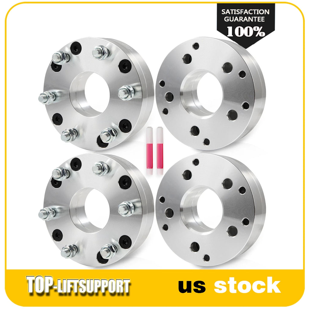 Set of 4 Wheel Adapters for Chevrolet GMC (5x120.65 to 6x139.7)