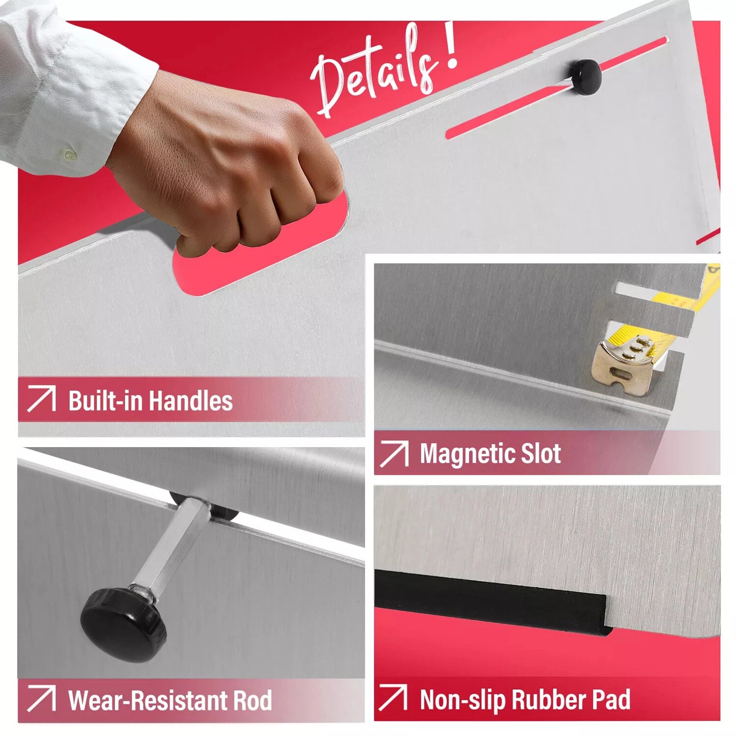 Wheel Alignment Tool Set for HECASA (Camber Caster Toe Plates)
