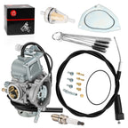 Carburetor Carb Assembly for Suzuki Ozark 250 LTF250 (2002–2007) w/ Throttle Cable