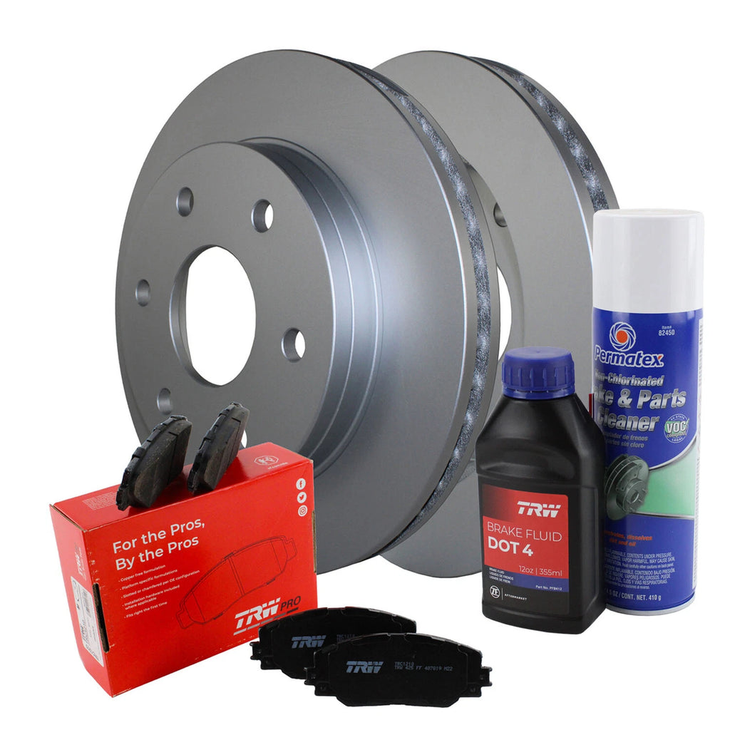 Front Brake Kit 305mm Rotors & TRW Pro Ceramic Pads for Silverado Sierra 1500 (2014–2023)