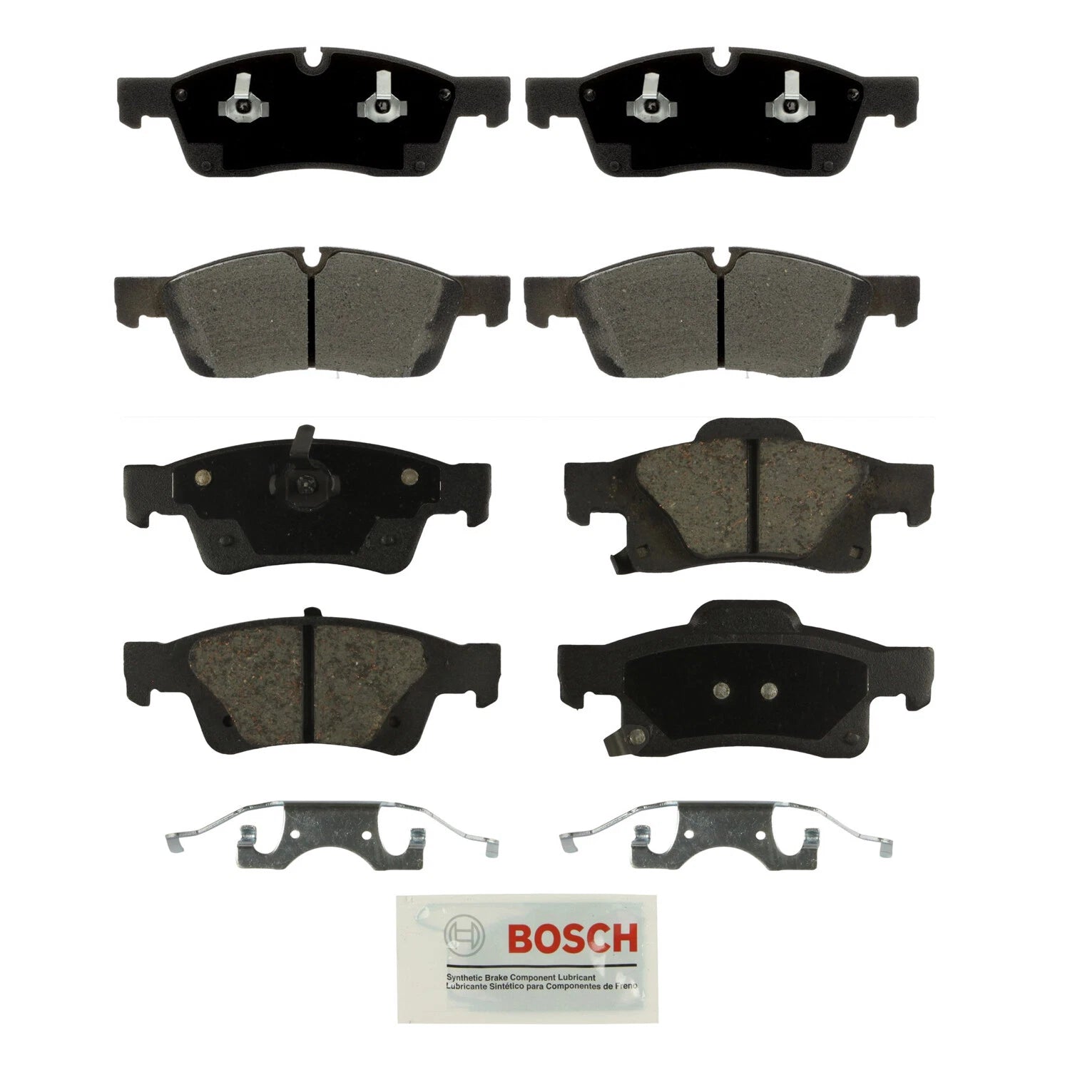 Bosch Blue Ceramic Disc Brake Pad Kit for Durango Grand Cherokee (2011–2020)
