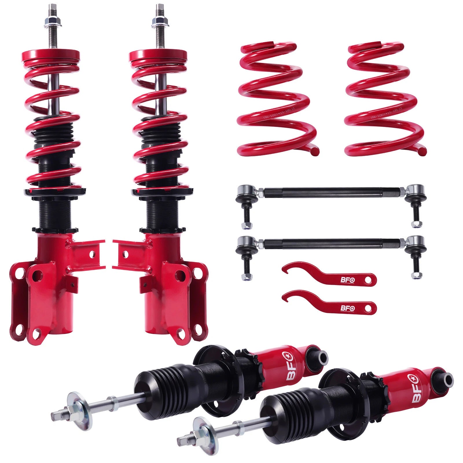 BFO Coilovers for Chevrolet Camaro (2010–2015) Adj. Height Suspension Kit