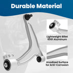 2pc Front Lower Control Arms with Ball Joints for Saab 9-3 9-3X (2003–2011)