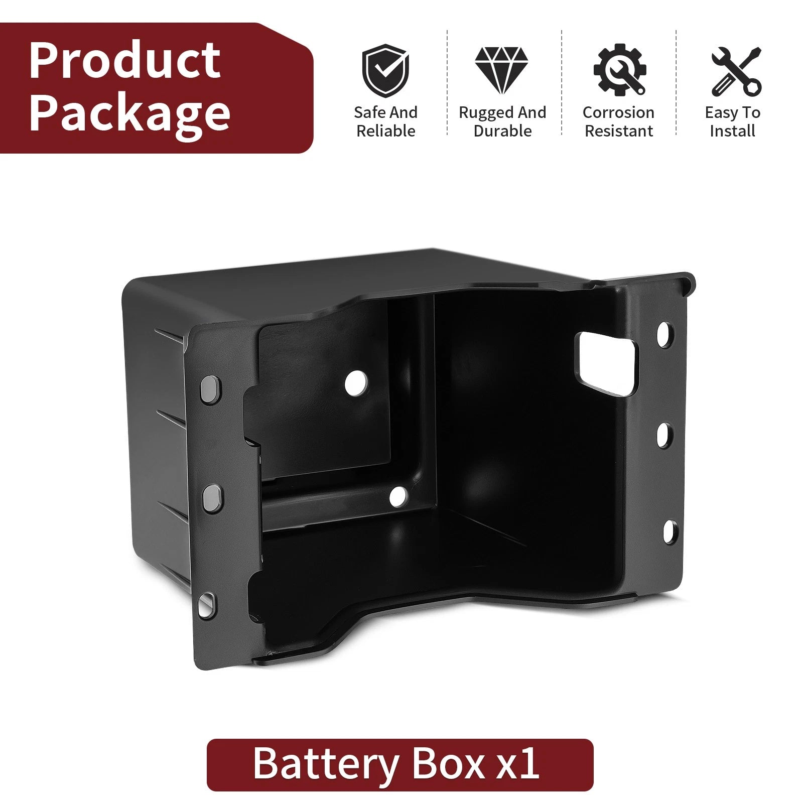 Battery Box for Polaris Ranger 800 700 570 500 425 400 TM XP (2006–2019)